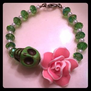 Skull Flower Bracelet